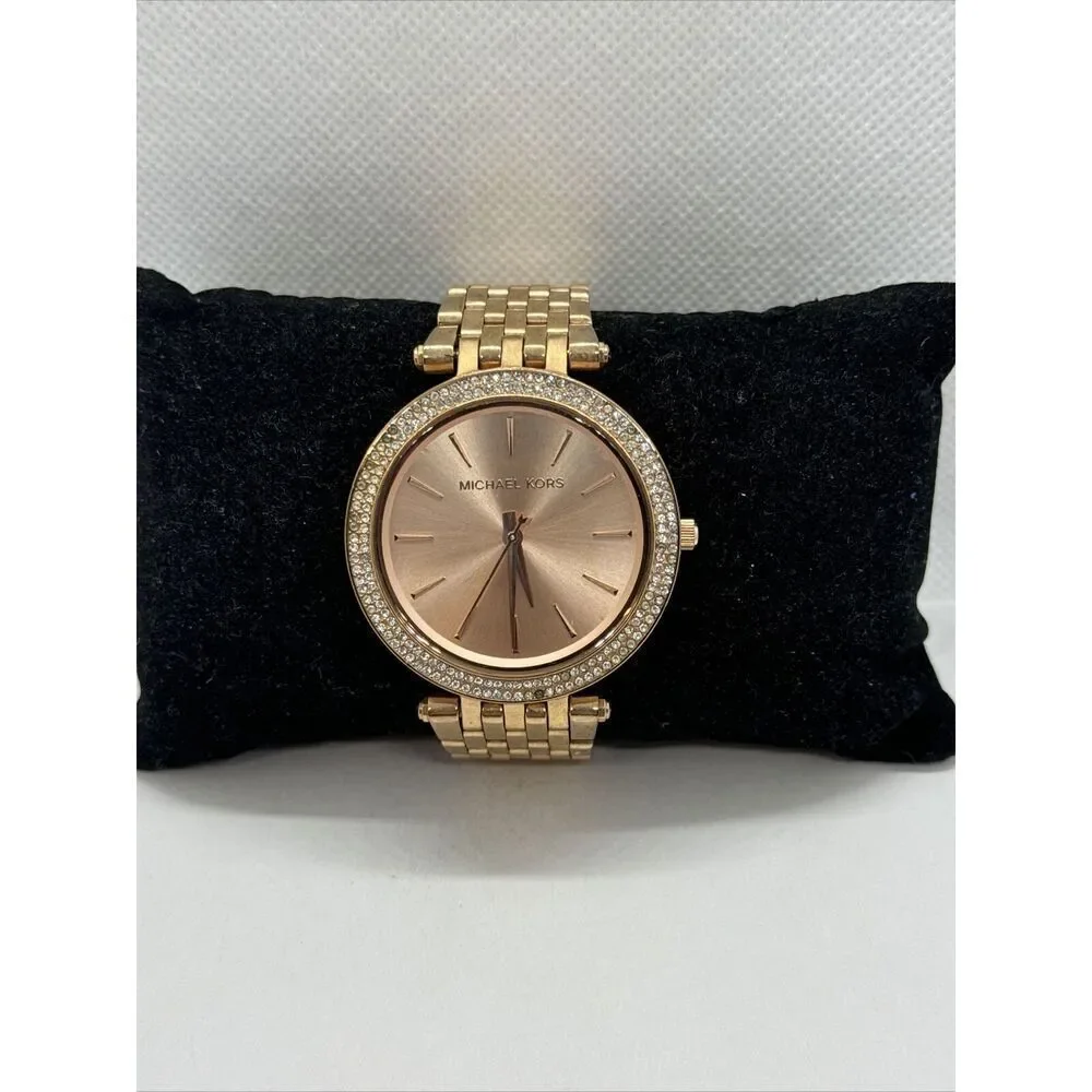 Michael Kors Darci MK3192 Women Rose Gold Analog Dial Quartz Wrist Watch JNA419
